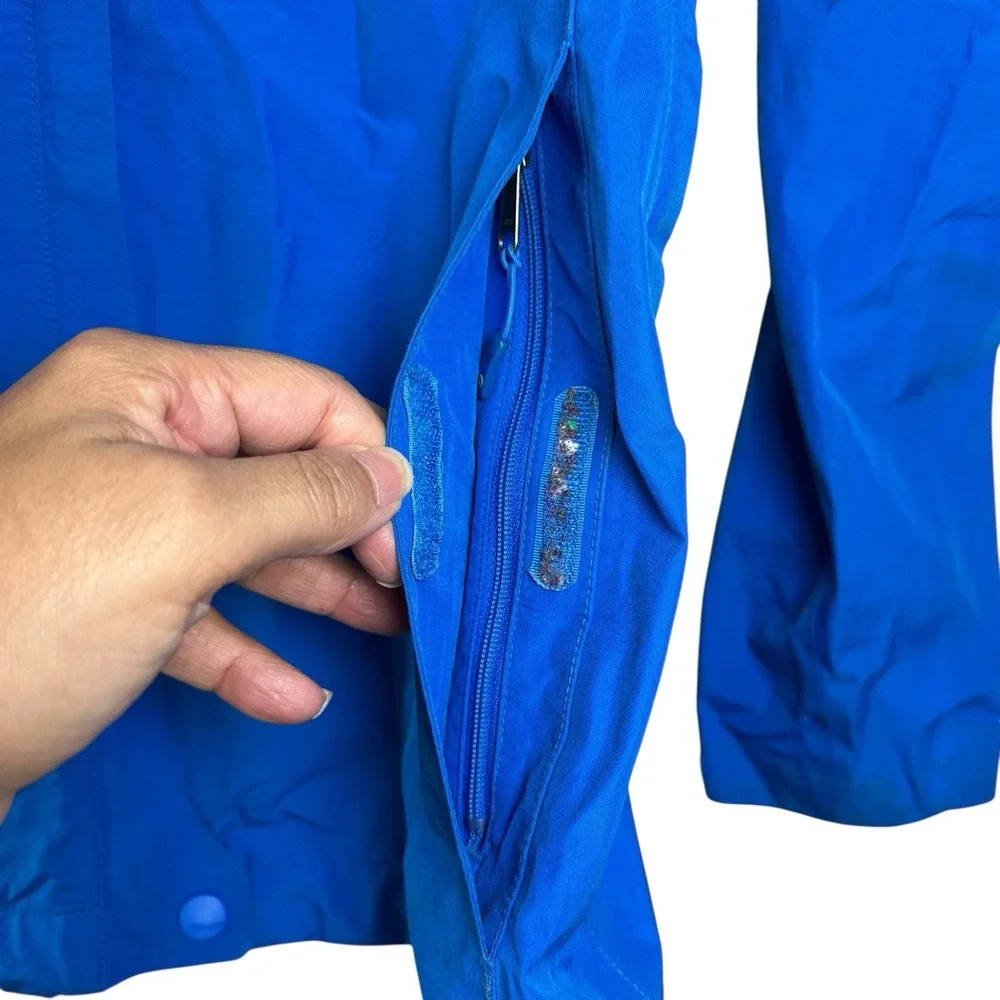 Marmot Gore-Tex Paclite‎ Rain Jacket Blue Men's Size S Waterproof Hiking